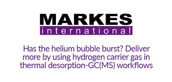 Has the helium bubble burst? Deliver more by using hydrogen carrier gas in thermal desorption-GC(MS) workflows