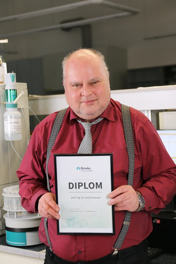 Metrohm: Cena Metrohm 2024: prof. Ivan Švancara