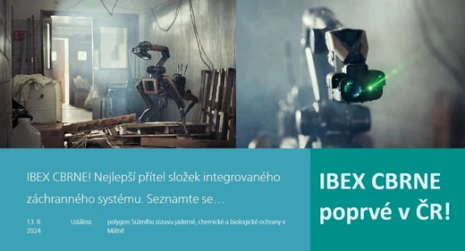 Workshop IBEX CBRNE ROBOT! Nejlepší přítel složek integrovaného záchranného systému. Seznamte se…