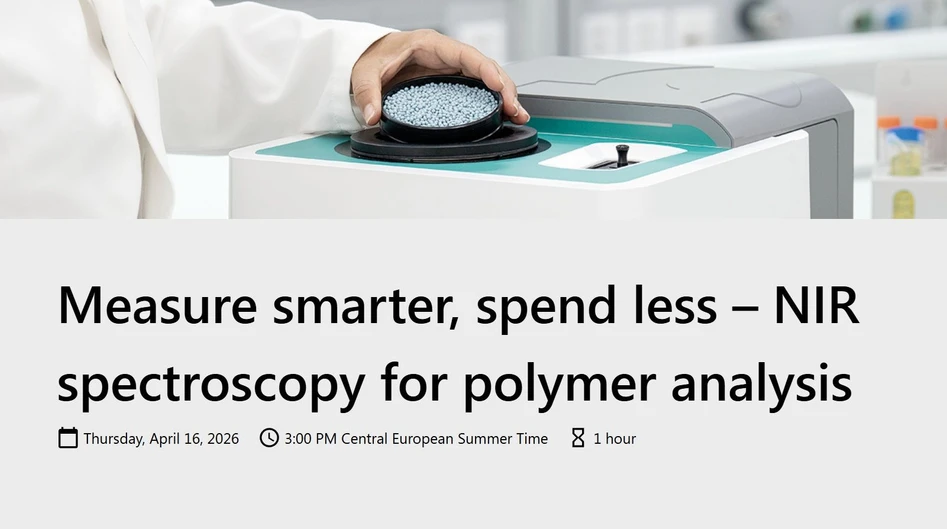 Metrohm: Measure smarter, spend less – NIR spectroscopy for polymer analysis