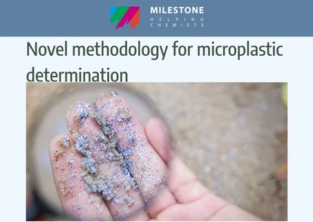 Novel methodology for microplastic determination 