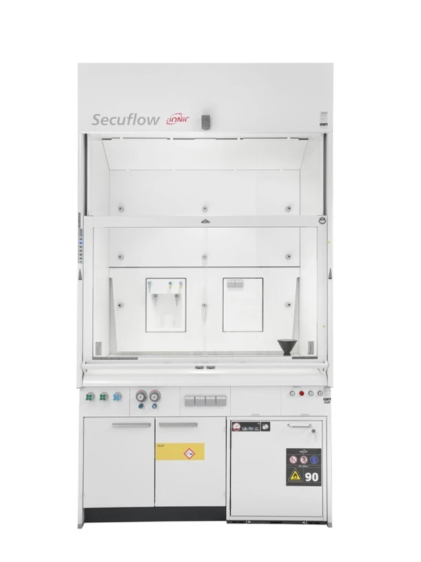 HPST: Obr.3. Digestoře Waldner pro práci s prašnými vzorky řady Secuflow IONIC