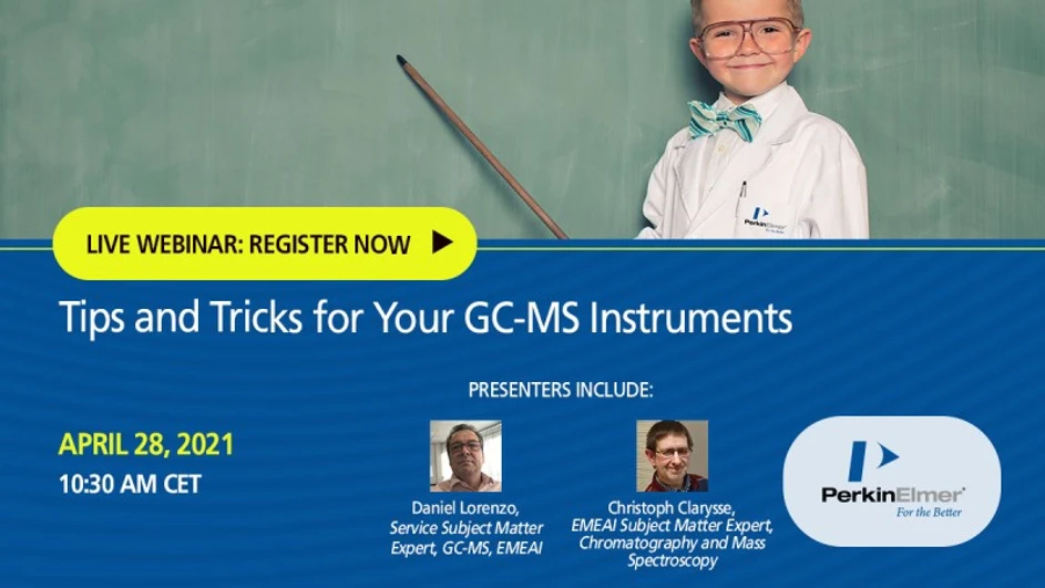 PerkinElmer: Tips & Tricks: GC-MS Instrument