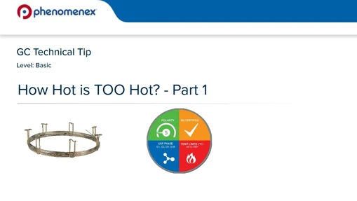 Jak horké je příliš horké? GC technický tip - Část 1