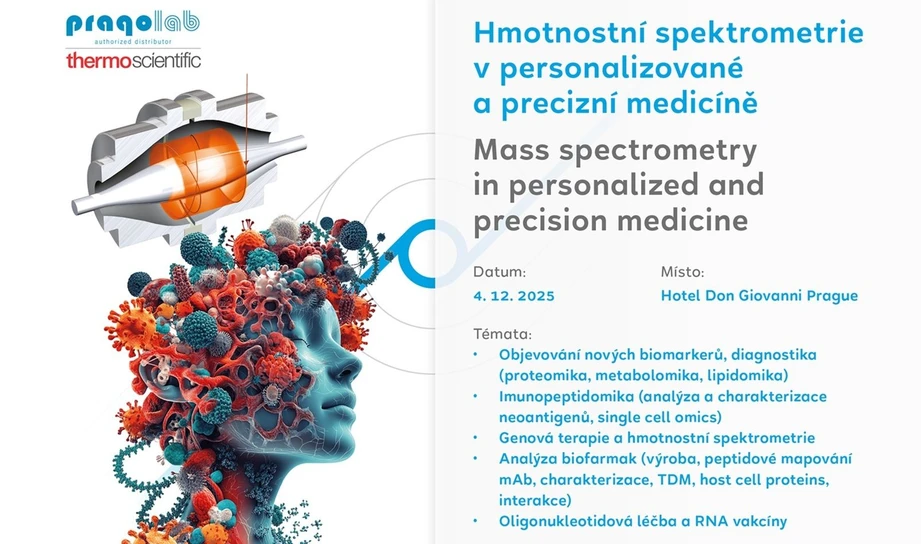 <p>Pragolab: Pozvánka na akci Hmotnostní spektrometrie v personalizované a precizní medicíně</p>