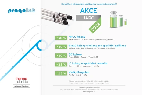 AKCE Jaro 2022 - nabídka slev na spotřební materiál