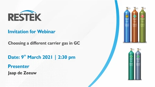 Choosing a different carrier gas in GC