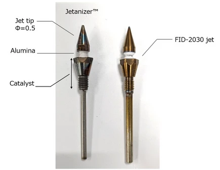 Kvantitativní analýza CO₂ a CH₄ v atmosféře pomocí Jetanizéru