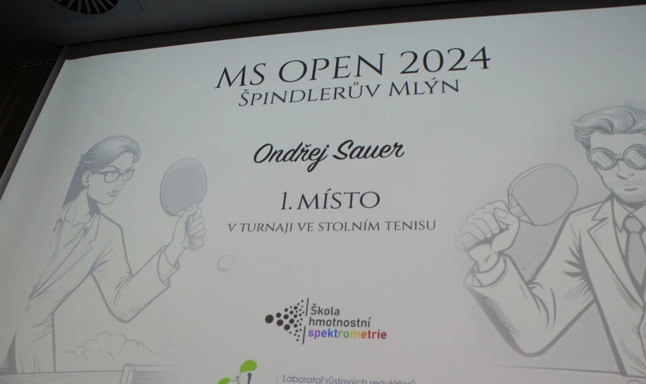 SSJMM: 1. Místo v turnaji ve stolním tenisu (Ondřej Sauer)