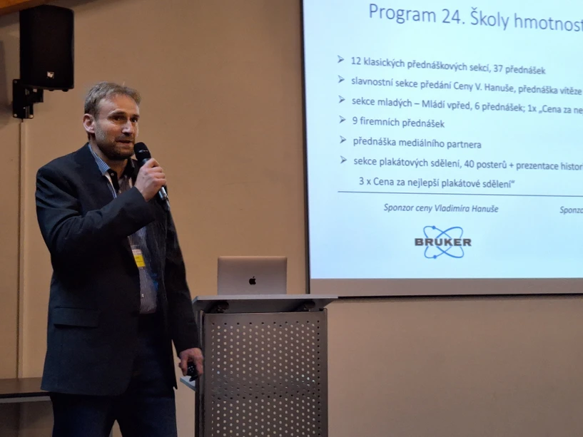 SSJMM: Zahájení 24. Školy hmotnostní spektrometrie (Josef Cvačka)