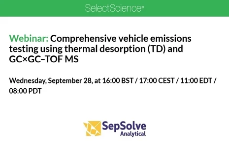 Comprehensive vehicle emissions testing using thermal desorption (TD) and GC×GC–TOF MS