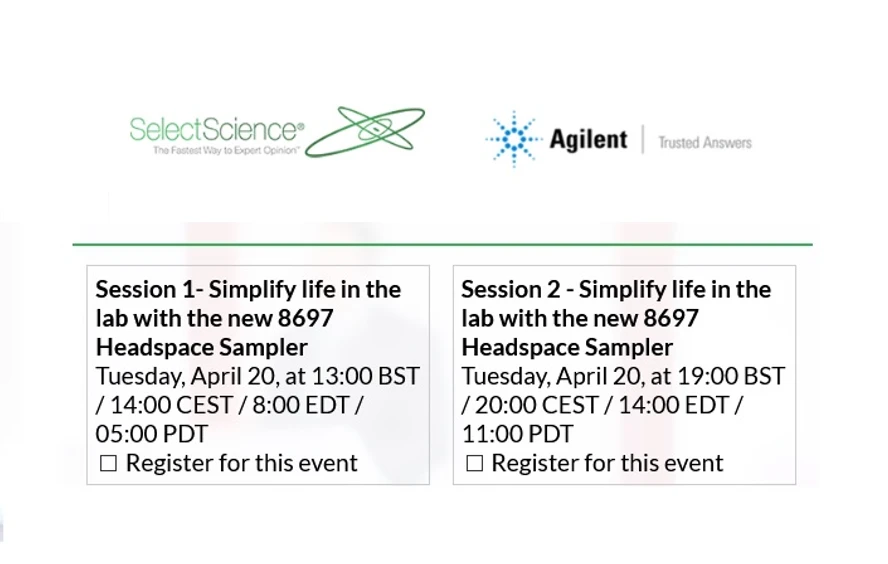SelectScience: Simplify life in the lab with the new 8697 Headspace Sampler