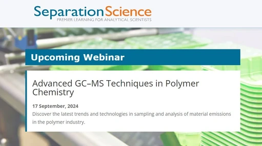 Advanced GC–MS Techniques in Polymer Chemistry
