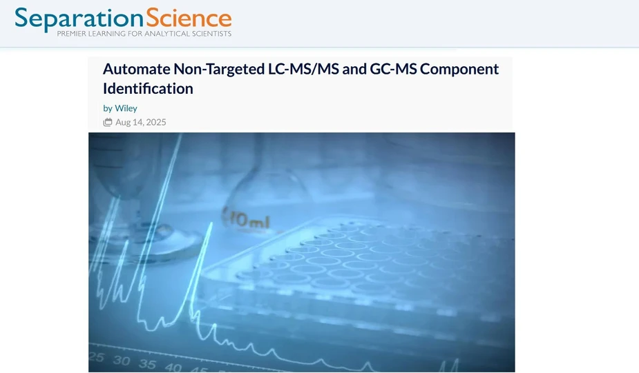 SeparationScience: Automate Non-Targeted LC-MS/MS and GC-MS Component Identification