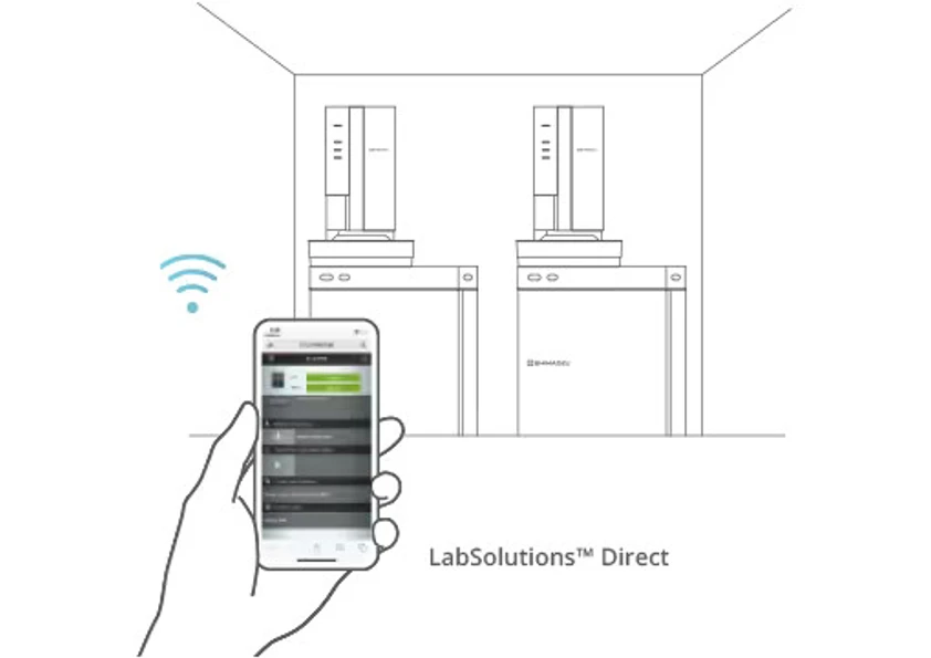 Shimadzu: Vzdálené ovládání a monitorování