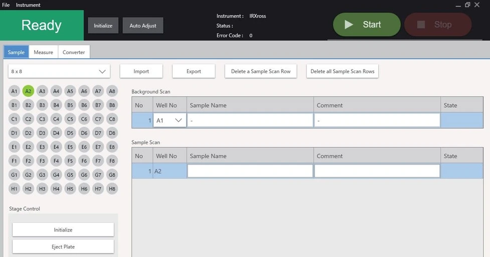 Shimadzu: Obr. 3 Automatizovaný software pro měření DRS