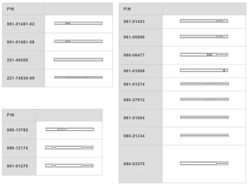 Shimadzu: GC linery pro PTV a Optic (Multimode) injektory