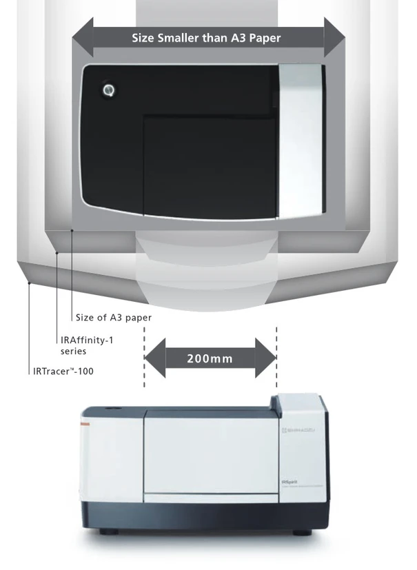 Shimadzu: Velký prostor pro vzorky i v malém spektrometru Shimadzu IRSpirit FTIR