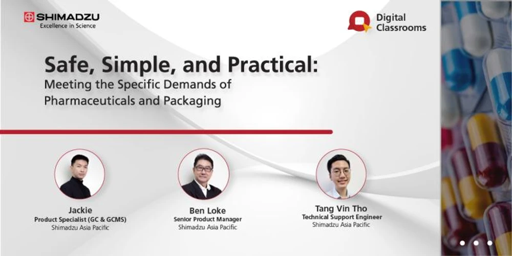 Shimadzu: Safe, Simple, and Practical: Meeting the Specific Demands of Pharmaceuticals and Packaging