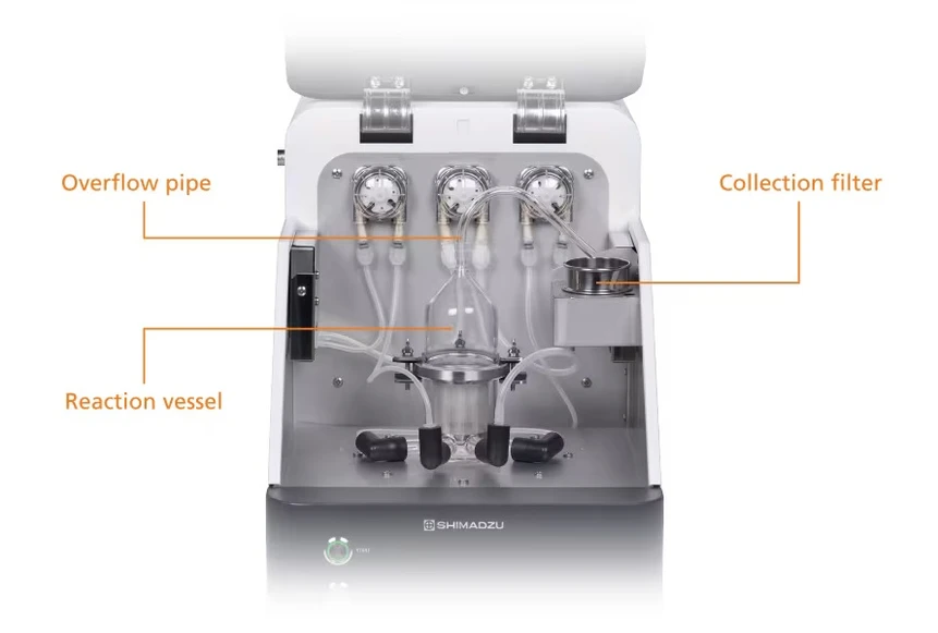 Shimadzu: MAP-100 systém Proces přípravy vzorků mikroplastů v přístroji Shimadzu MAP-100