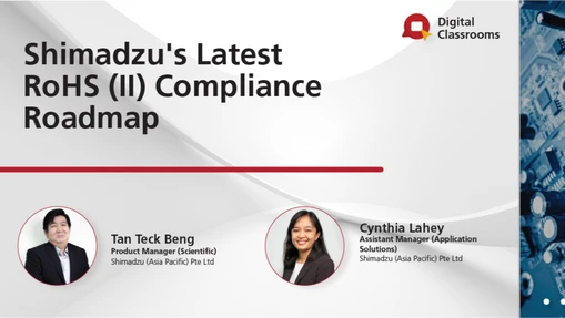 Shimadzu's Latest RoHS (II) Compliance Roadmap