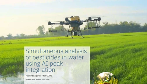 Simultánní analýza pesticidů ve vodě pomocí AI integrace píků