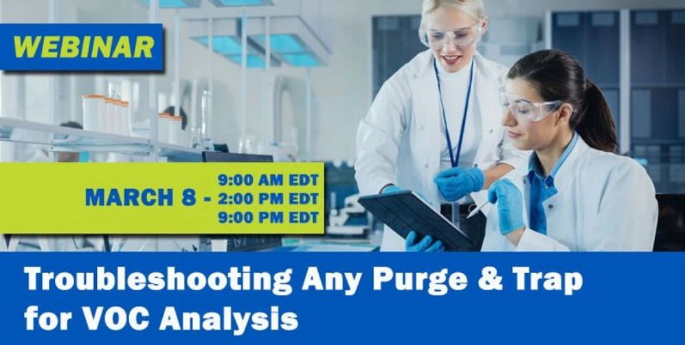 Teledyne Tekmar: Troubleshooting any Purge & Trap for VOC Analysis
