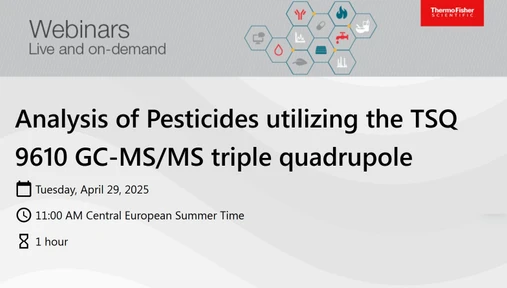 Analysis of Pesticides utilizing the TSQ 9610 GC-MS/MS triple quadrupole