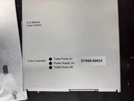 Agilent Sestava napájecího zdroje pro turbo vývěvu – 24 V, G1960-67024 (Testované)