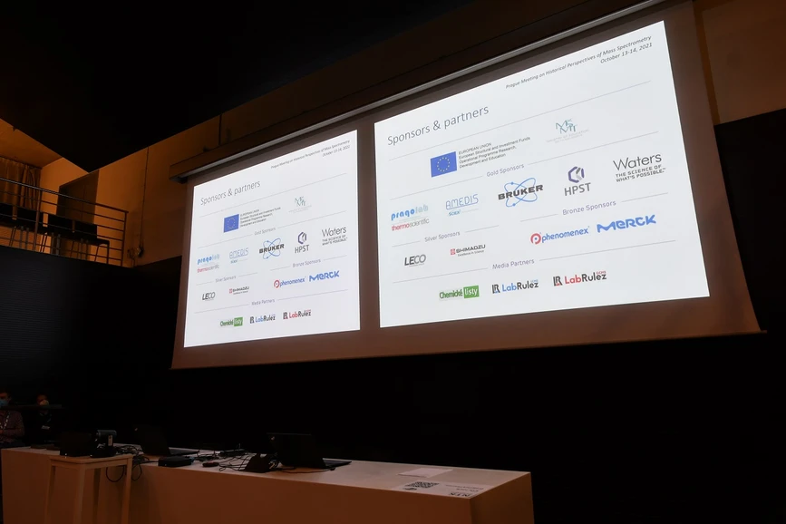 UOChB/Michal Hoskovec: Prague Meeting on Historical Perspectives of Mass Spectrometry – Sponsors and Partners