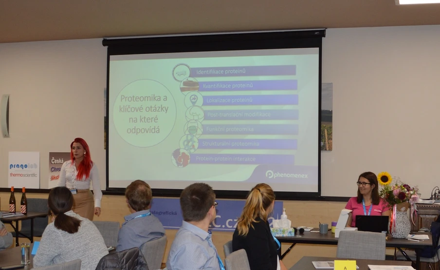 Využití vyšší účinnosti core shell částic ke zlepšení proteomických analýz (E. Kosovic, Phenomenex)