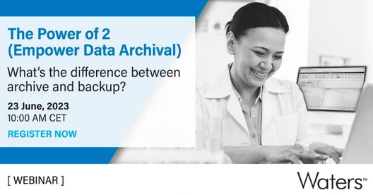 Waters Informatics series #5: Archive vs Backup (Po2)