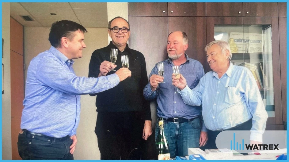 Watrex: Obr. 10 Zleva Marek Minárik, Michal Náhunek, Roman Kysilka a Milan Minárik (2018)