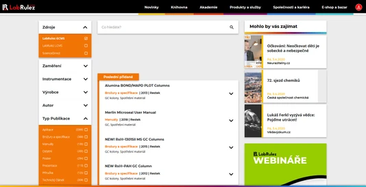 Pokořili jsme hranici 5 000 GC a GCMS dokumentů v naší knihovně