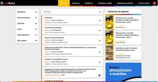 Naše GC a GCMS knihovna je opět větší - pokořili jsme hranici 3 000 GC a GCMS aplikací