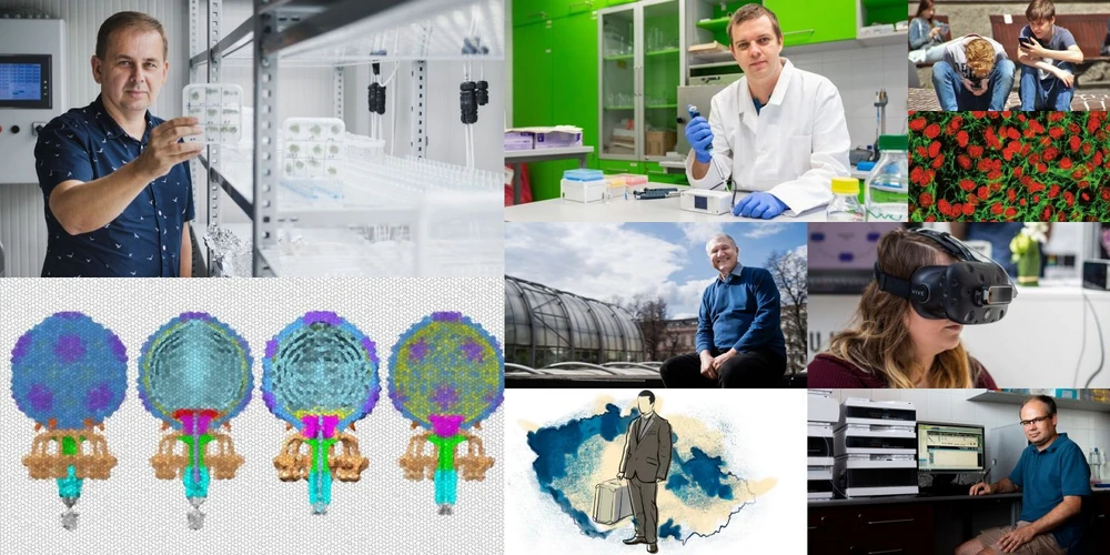 <p>Masarykova univerzita, Magazín M, CC-BY: Koláž věda</p>
