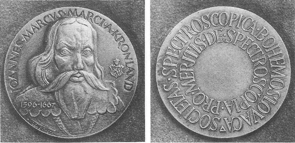 Spektroskopická společnost Jana Marka Marci: Medaile Jana Marka Marci z Kronlandu