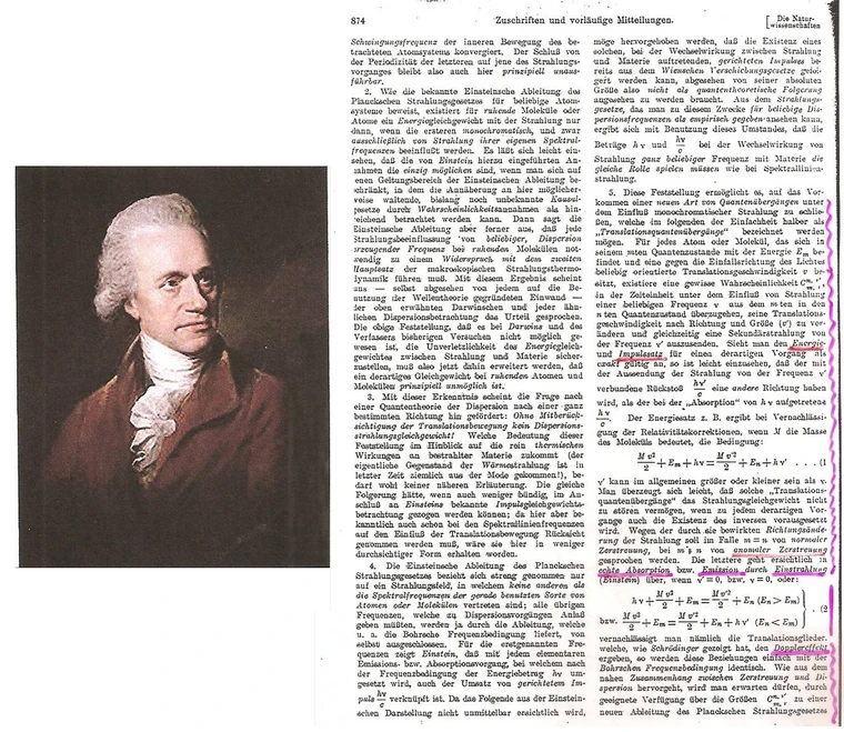 Spektroskopická společnost Jana Marka Marci: Sir Frederick William Herschel - Výsek Smekalovy práce z Naturwissen-schaften