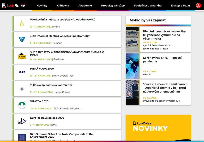 LabRulezGCMS: Nejbližší akce